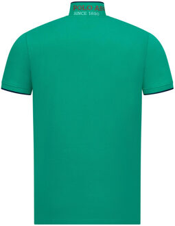 U.S Polo Assn. U.S. POLO ASSN. Men's Classic Fit Polo Shirt met korte mouwen gemaakt van katoenen elastaan Groen - 3XL