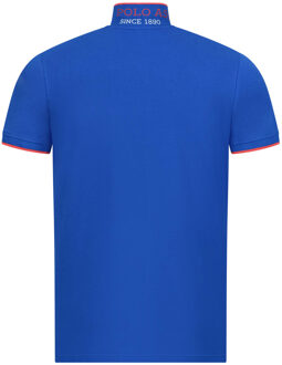 U.S Polo Assn. U.S. POLO ASSN. Men's Classic Fit Polo Shirt met korte mouwen gemaakt van katoenen elastaan - maat Blauw