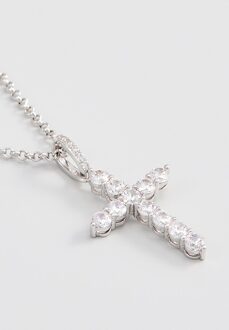 U.S Polo Assn. US Polo Assn Jewellery Amelie Rhodium ketting Wit - One Size