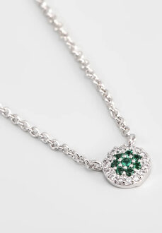 U.S Polo Assn. US Polo Assn Jewellery Celine Rhodium ketting Groen - One Size