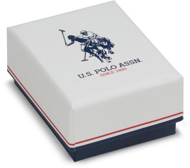 U.S Polo Assn. US Polo Assn Jewellery Celine Rhodium Oorbellen Blauw en wit