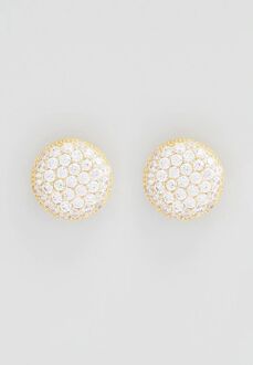 U.S Polo Assn. US Polo Assn Jewellery Courtney Geelgouden Oorbellen - maat Wit & Goud