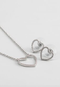 U.S Polo Assn. US Polo Assn Jewellery Dafne Rhodium Parure Wit