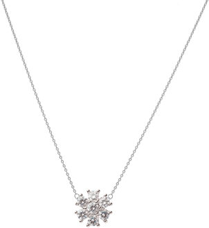 U.S Polo Assn. US Polo Assn Jewellery Daisy Rhodium ketting Wit