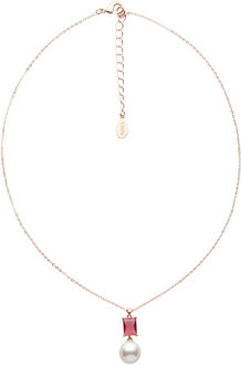 U.S Polo Assn. US Polo Assn Jewellery Emily Rhodium ketting Fuchsia