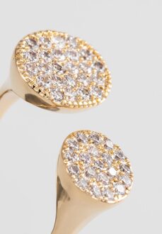 U.S Polo Assn. US Polo Assn Jewellery Evelyn Geelgouden Ring Wit & Goud