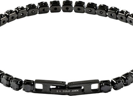 U.S Polo Assn. US Polo Assn Jewellery George roestvrijstalen armband Zwart