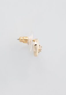 U.S Polo Assn. US Polo Assn Jewellery Irine Geelgouden Oorbellen Wit & Goud