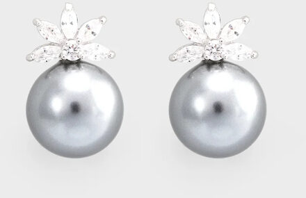 U.S Polo Assn. US Polo Assn Jewellery Kylie Rhodium Oorbellen Grijs