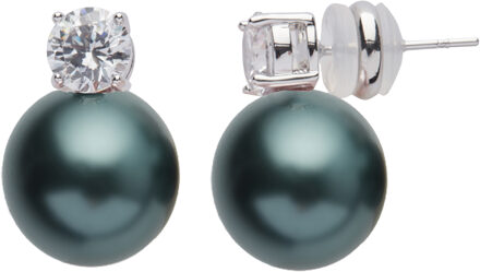 U.S Polo Assn. US Polo Assn Jewellery Maisie Rhodium Oorbellen Grijs - One Size