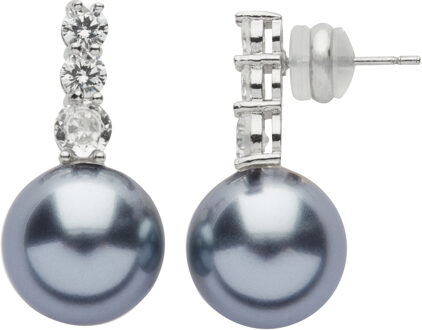 U.S Polo Assn. US Polo Assn Jewellery Mila Rhodium Oorbellen Grijs - One Size