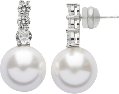 U.S Polo Assn. US Polo Assn Jewellery Mila Rhodium Oorbellen Zilver