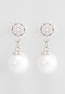 U.S Polo Assn. US Polo Assn Jewellery Soleil Rhodium Oorbellen Zilver