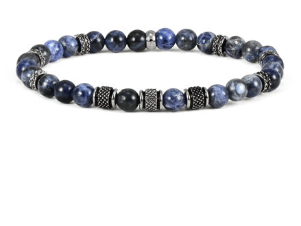 U.S Polo Assn. US Polo Assn Jewellery Voyager Armband met natuurstenen Zwart/blauw