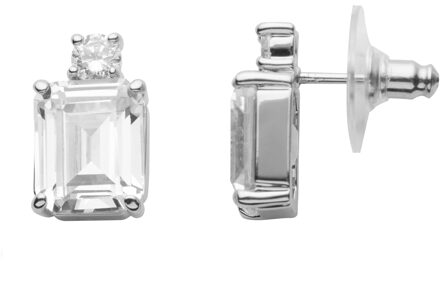 U.S Polo Assn. US Polo Assn Sieraden Emy Rhodium Oorbellen Zilver - One Size