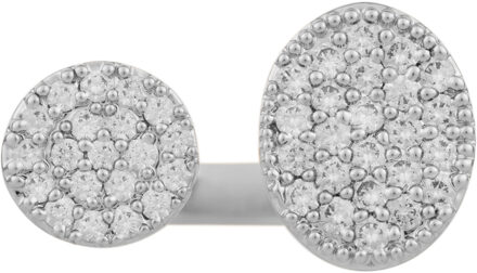 U.S Polo Assn. US Polo Assn Sieraden Evelyn Rhodium Ring Wit - One Size