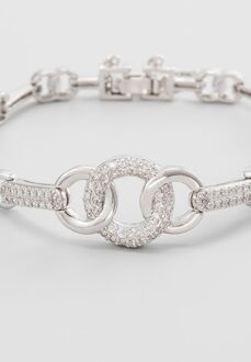 U.S Polo Assn. US Polo Assn Sieraden Margaret Rhodium Armband Wit