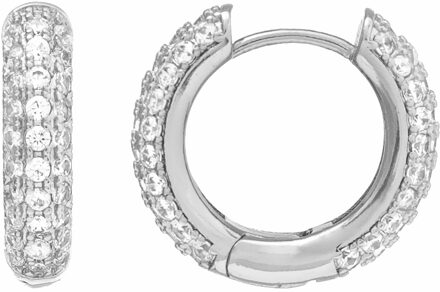 U.S Polo Assn. US Polo Assn Sieraden Sylvie Rhodium Oorbellen Zilver