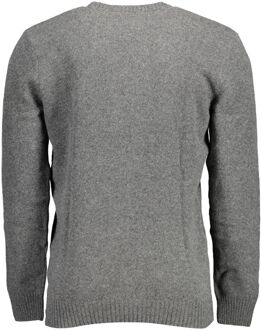 U.S Polo Assn. Vlag Sweater Met Ronde Hals Tricot Grijs - 2XL