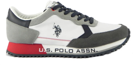 U.S Polo Assn. Wit/Blauw Sneakers U.s. Polo Assn. , Multicolor , Heren - 41 Eu,45 Eu,44 EU