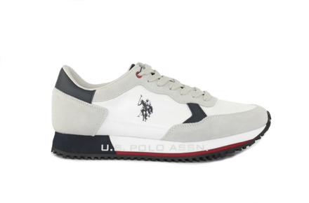 U.S Polo Assn. Witte Casual Sneakers voor Mannen U.s. Polo Assn. , Multicolor , Heren - 40 Eu,44 Eu,42 Eu,41 Eu,43 EU