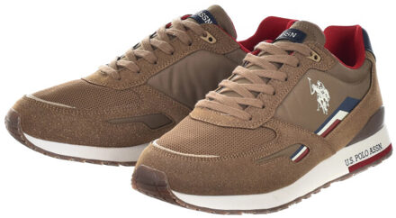 U.S. Polo Tabry heren sneaker taupe/ Bruin - 41