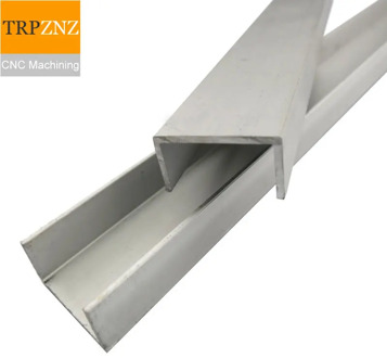 U-shaped aluminum groove profile,Bezel grooved aluminum,Width 10mm , height 15mm , 50cm , 12pcs
