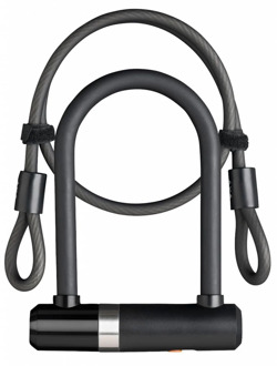 U-slot Newton UL met kabel 1000 x 8 mm zwart