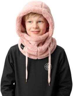U So Fluffy Hood Hoed Dames Roze - One size