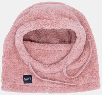 U So Fluffy Hood Hoed Dames Roze - One size