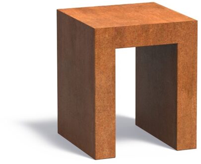 U-Sokkel Cortenstaal 50x50x60cm