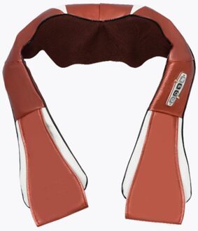 U-vorm Infrarood Kneden Massage Sjaal Comprimeren Elektrische Hals Taille Sjaal Cervicale Schouder Shiatsu Massage EU plug / Bruin