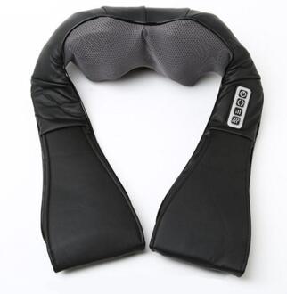 U-vorm Infrarood Kneden Massage Sjaal Comprimeren Elektrische Hals Taille Sjaal Cervicale Schouder Shiatsu Massage EU plug / zwart