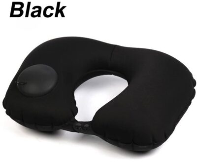 U-Vorm Opblaasbare Auto Reizen Kussen Hoofdsteun Nekkussen Draagbare Push Type Automatische Opblaasbaar Kussen Auto Air Kussen 1