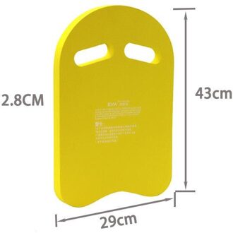 U-vormige Apprentice Kickboard Eva Drijvende Plaat Board Voor Zwemmen Training Tabla De Surf Freestyle, Kickboard, Tabla Remar geel
