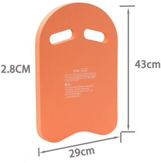 U-vormige Apprentice Kickboard Eva Drijvende Plaat Board Voor Zwemmen Training Tabla De Surf Freestyle, Kickboard, Tabla Remar oranje