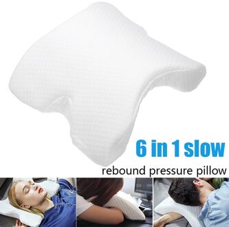 U-vormige Trage Rebound Druk Kussen Comfortabele Memory Foam Slaap Kussen Verlichten Nekpijn Hoofd Bescherming Kussen