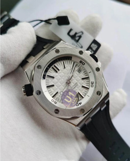 U1 Factory Luxury Brand men watch black strap automatic self-wind Luminous HIgh quality royal-oaks watches AAA+