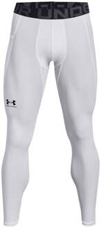 UA HG Armour Leggings-WHT Size : SM