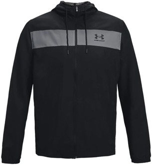 UA Sportstyle Windbreaker heren hardloopjack zwart