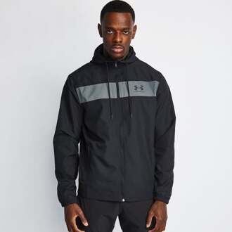 UA Sportstyle Windbreaker heren hardloopjack zwart