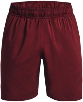 UA Woven Graphic sportshort heren Rood - XS