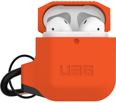 uag Apple Airpods Silicone Case-Orange/Grey