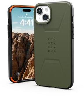 uag Civilian Backcover MagSafe iPhone 15 Plus Telefoonhoesje Groen