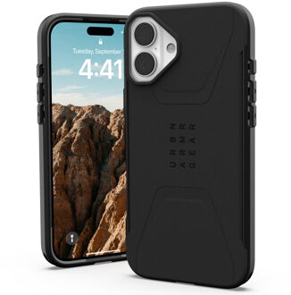 uag Civilian Backcover MagSafe voor de Apple iPhone 16 Plus - Zwart