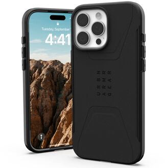 uag Civilian Backcover MagSafe voor de Apple iPhone 16 Pro Max - Zwart