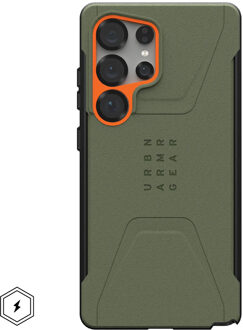 uag Civilian Backcover MagSafe voor de Samsung Galaxy S25 Ultra - Drab Orange Oranje