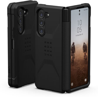 uag Civilian Backcover Samsung Galaxy Z Fold 5 Telefoonhoesje Zwart