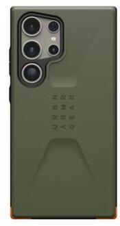 uag Civilian Backcover voor de Samsung Galaxy S24 Ultra - Olive Drab Donkergroen