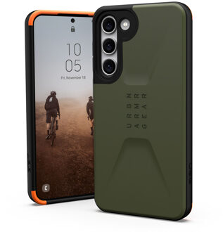 UAG Civilian Samsung Galaxy S23+ 5G Hybride Hoesje - Olijfgroen